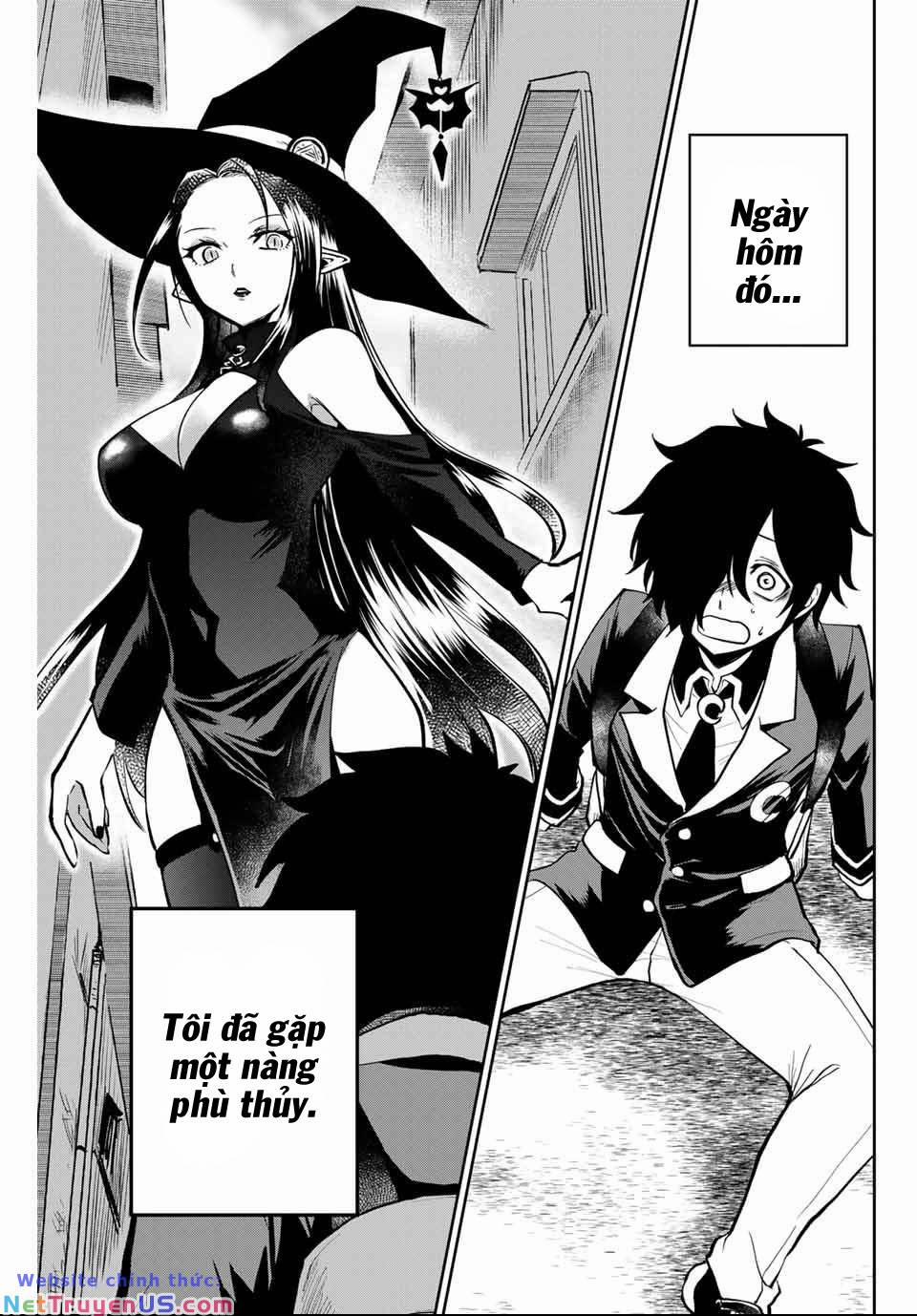 The Witch Controls Her Age And Magic With A Kiss 1 trang 1