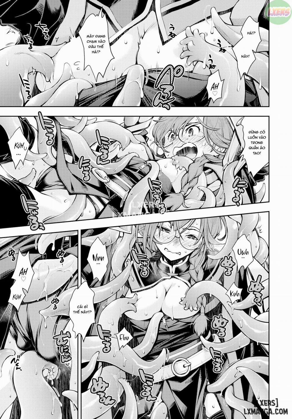 There is a Labyrinth Where a Female Sage Cannot Escape Until She Defeats The Tentacles Oneshot trang 6