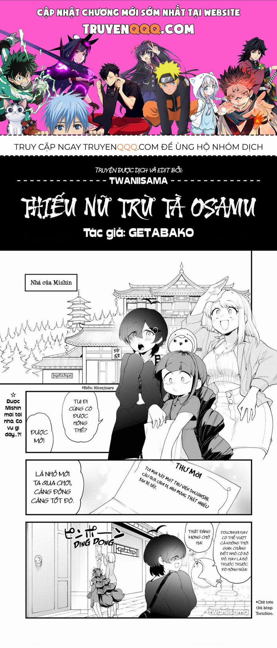 Thiếu Nữ Trừ Tà Osamu 20 trang 0