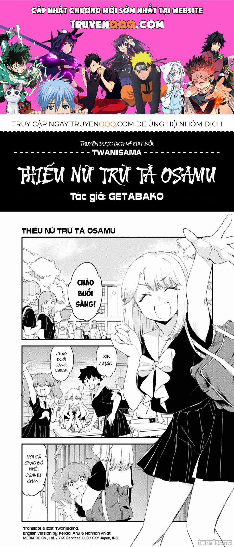 Thiếu Nữ Trừ Tà Osamu 23 trang 0