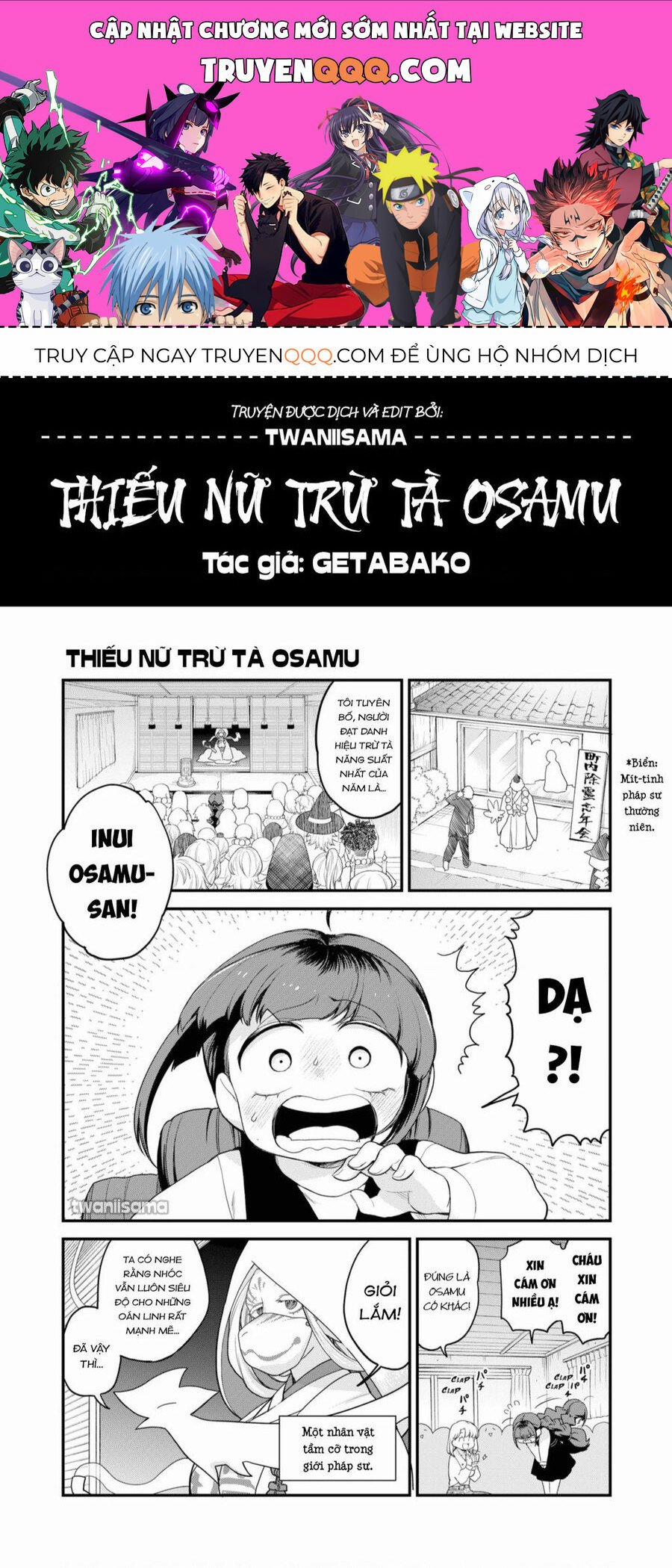 Thiếu Nữ Trừ Tà Osamu 26 trang 0
