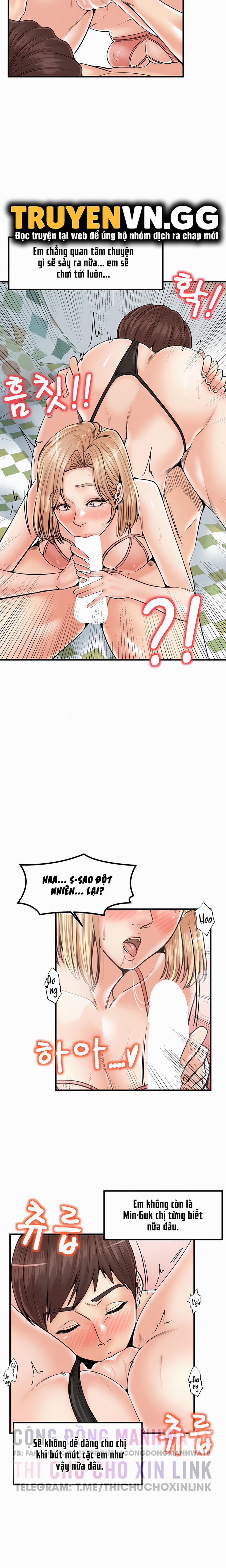 Thử Thách Không Cương Với Mẹ Con Cô Ấy 21 trang 13
