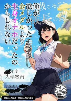 Bìa truyện Thứ tôi muốn hơn huân chương vàng, Ore ga Hoshikatta Mono wa Kin Medal Yori Namami Onaho Datta no Kamoshirenai｜Maybe what I Wanted was a Flesh and Blood Masturbator Rather than a Gold Medal