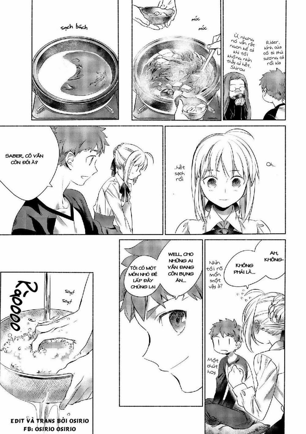 Thực Đơn Hôm Nay Cho Gia Đình Emiya 1 trang 9