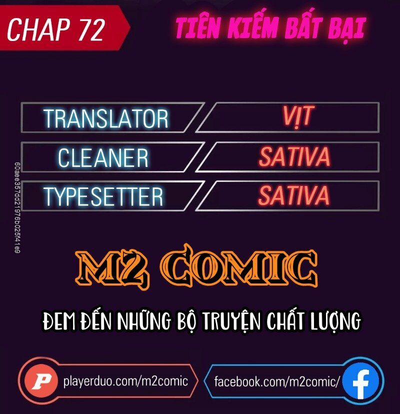 Tiên Kiếm Bất Bại 72 trang 1