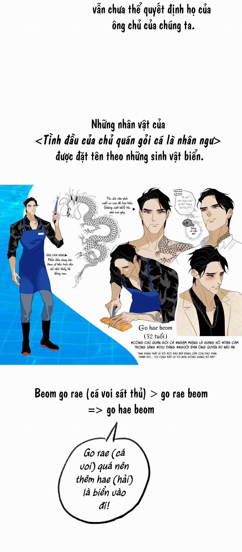 Tình đầu của chủ quán gỏi cá là nhân ngư 12 Q&A trang 9