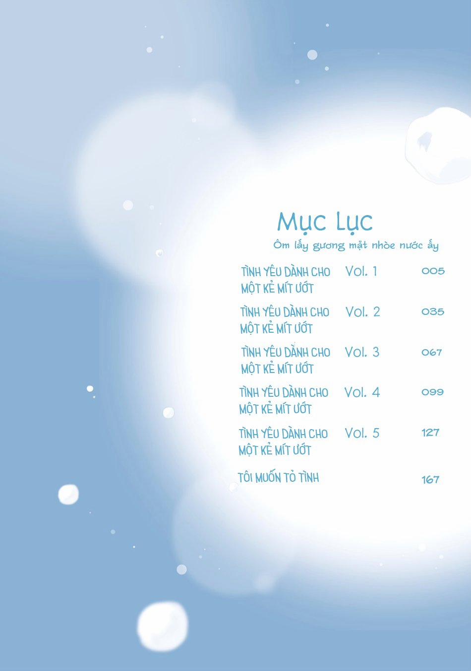 Tình Yêu Dành Cho Một Kẻ Mít Ướt 1 trang 3