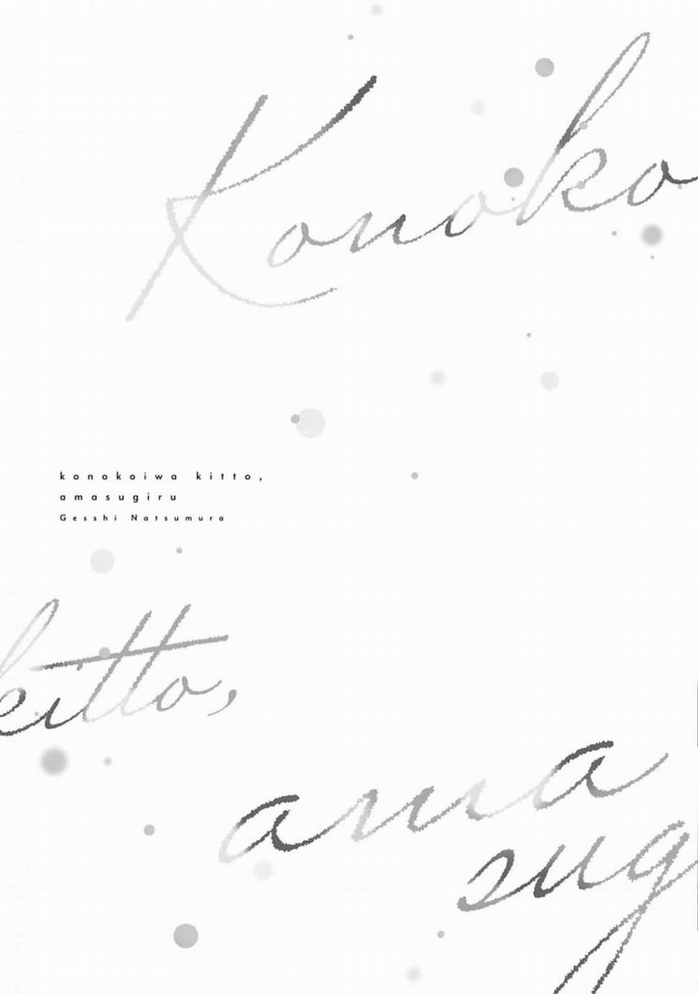 Tình Yêu Này Thực Sự Quá Ngọt Ngào Rồi 4 trang 46