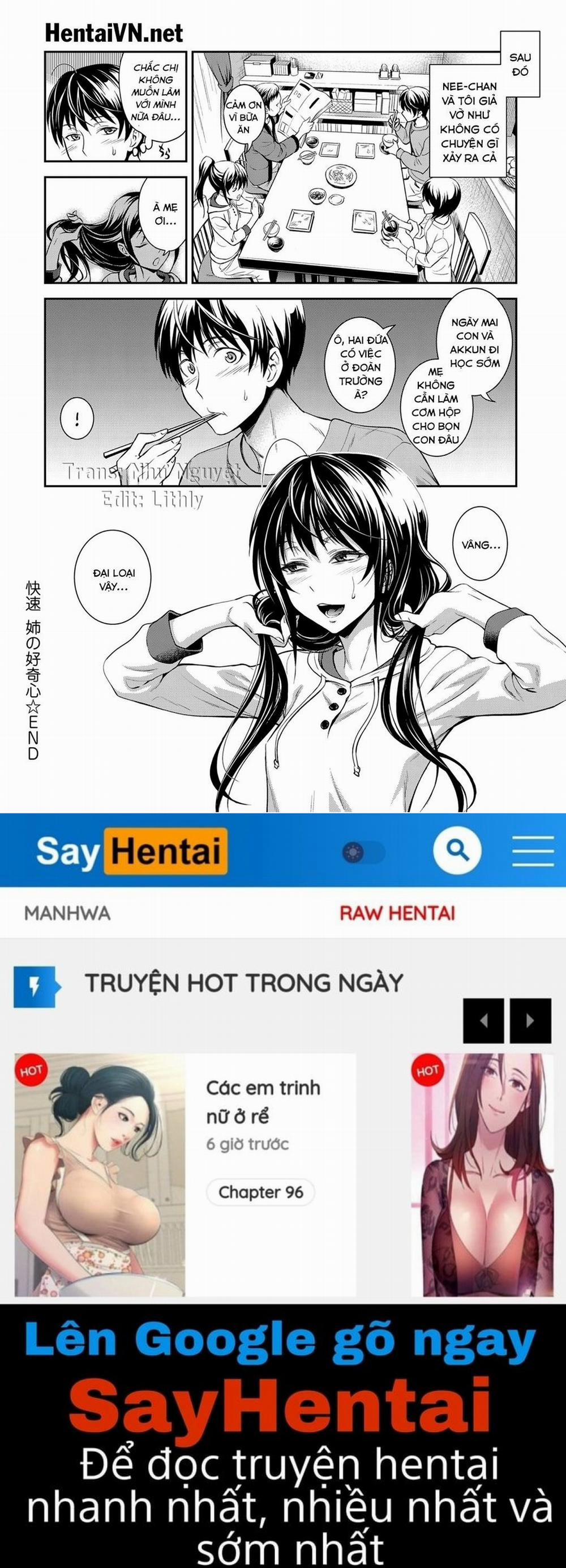 Tò mò của chị gái Oneshot trang 18