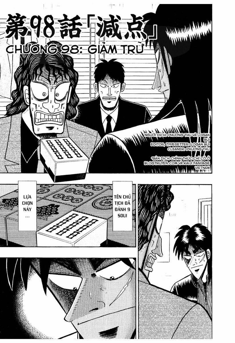 Tobaku Datenroku Kaiji 98 trang 0
