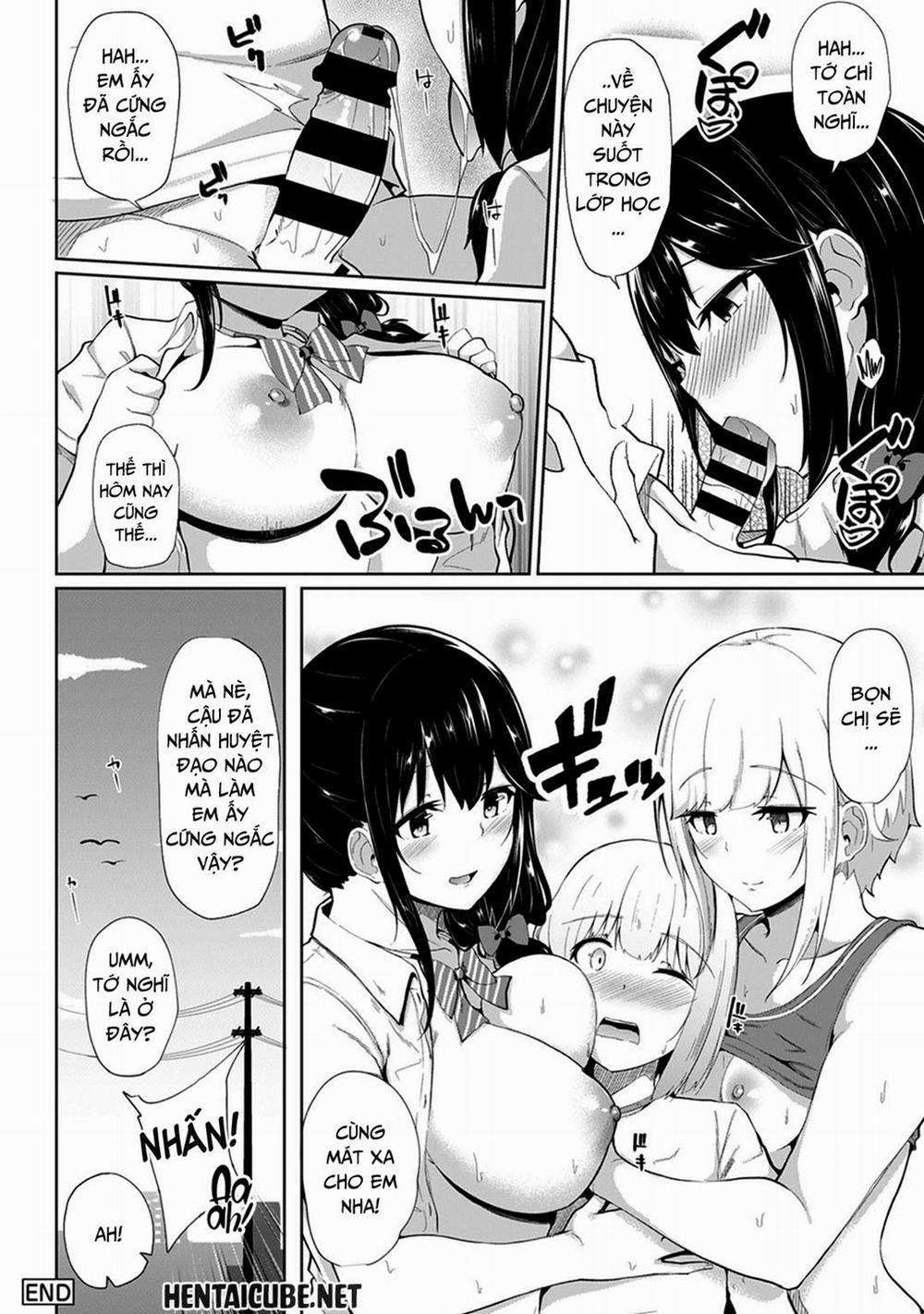 Tôi ấn nhầm huyệt làm em ấy cứng ngắc!? Bị mát xa ngược lại bằng cặc em ấy! 8 trang 25