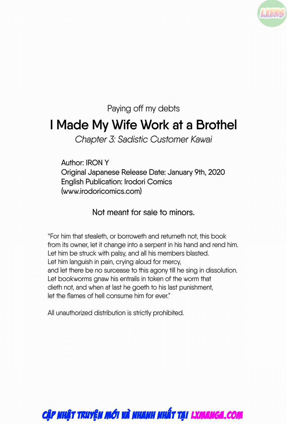 Tôi bắt vợ làm việc tại nhà thổ 3 - Sadistic Customer Kawai trang 48