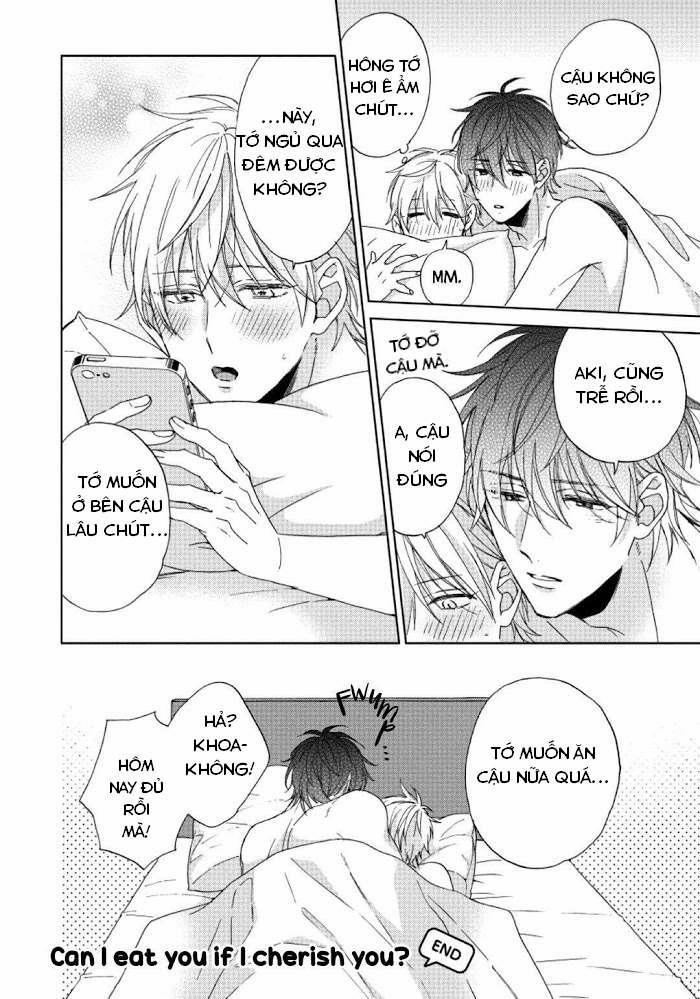 Tôi Có Thể Ăn Cậu Nếu Tôi Trân Trọng Cậu Không? 5 END trang 40