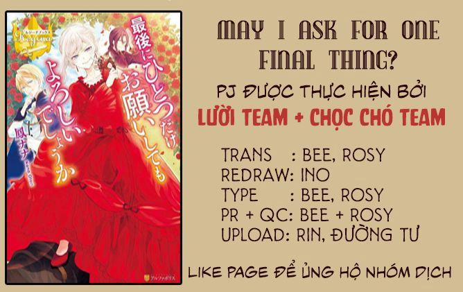 Tôi Có Thể Thỉnh Cầu Một Điều Cuối Cùng? 2 trang 0