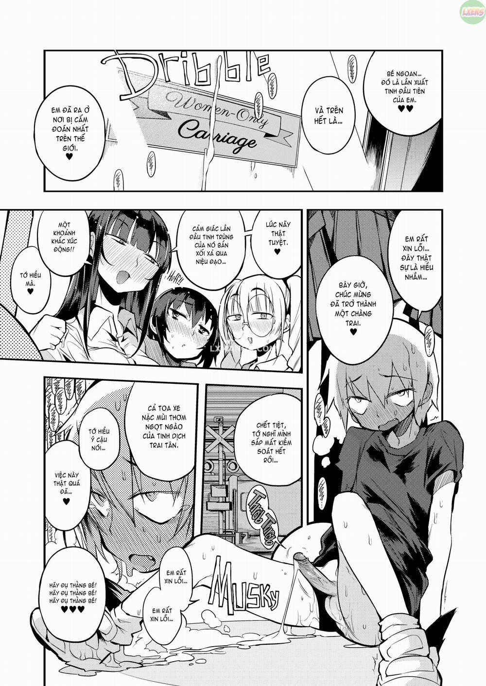 Tôi đã đi chuyến tàu chỉ dành cho phụ nữ Oneshot trang 19