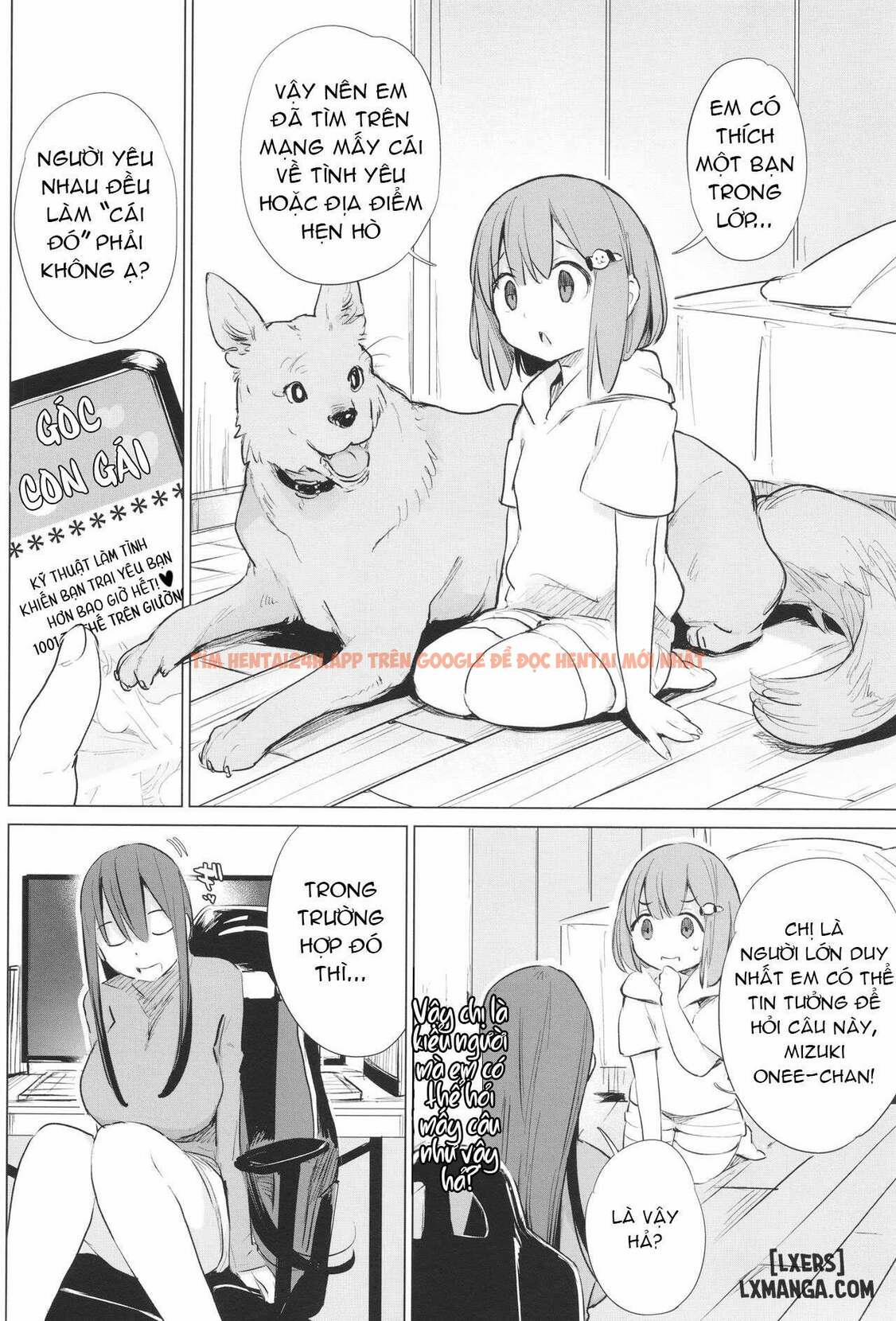 Tôi Hỏi Bà Chị Hàng Xóm Về Việc Làm Tình Và Được Bả Đề Xuất Cho Làm Tình Với Chó Như Một Lời Khuyên! OneShot trang 3