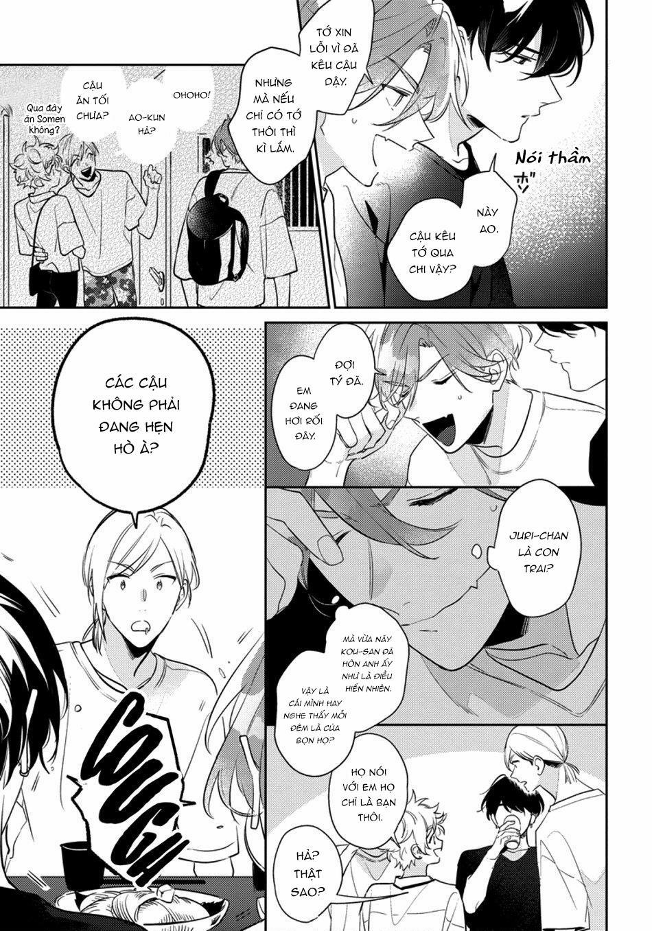 Tôi không muốn chỉ làm người bạn thời thơ ấu của cậu nữa 2 trang 9