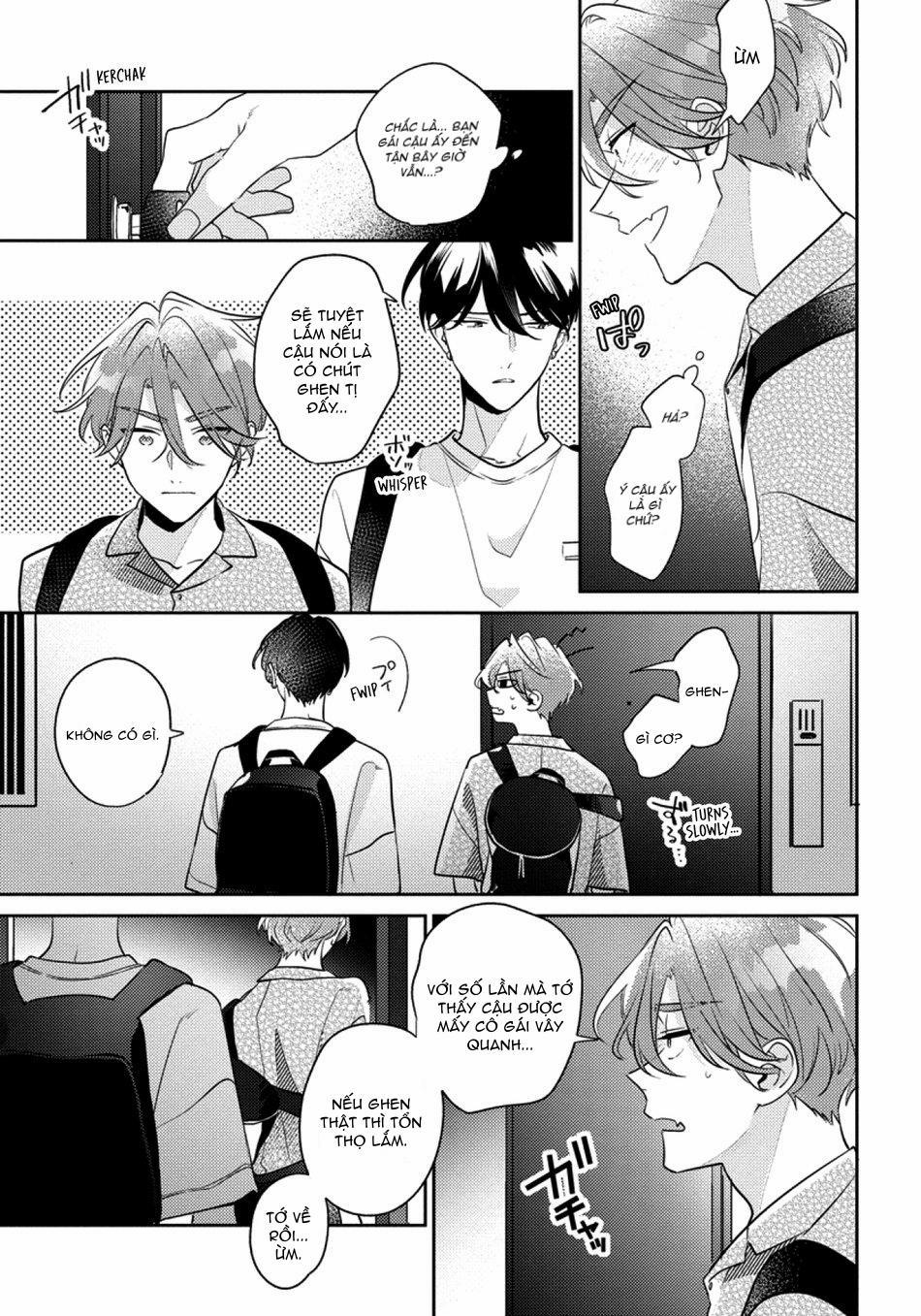 Tôi không muốn chỉ làm người bạn thời thơ ấu của cậu nữa 3 trang 17