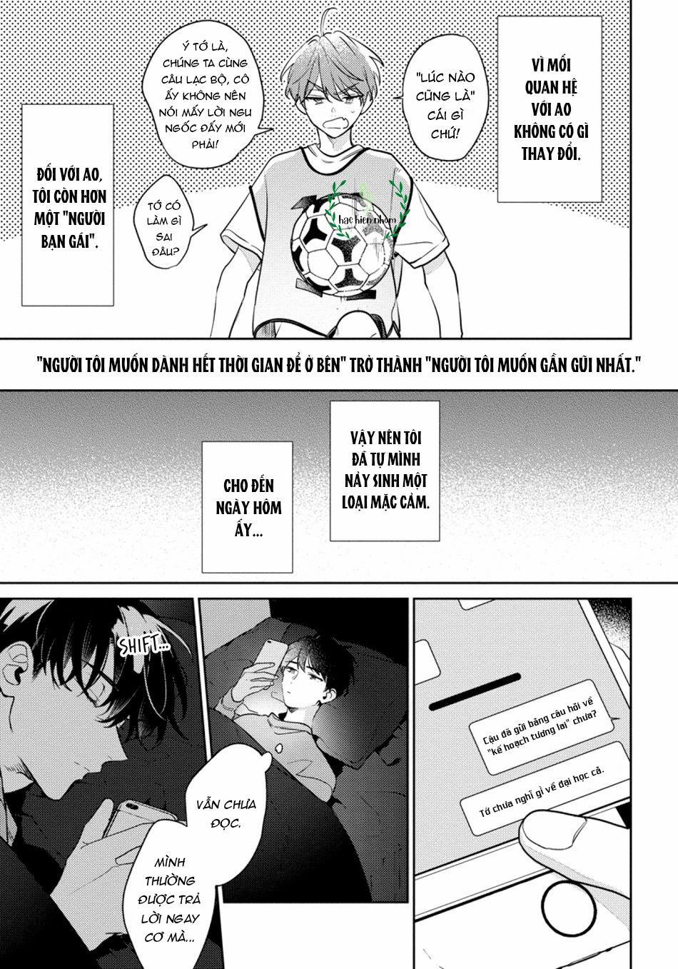 Tôi không muốn chỉ làm người bạn thời thơ ấu của cậu nữa 5 trang 5
