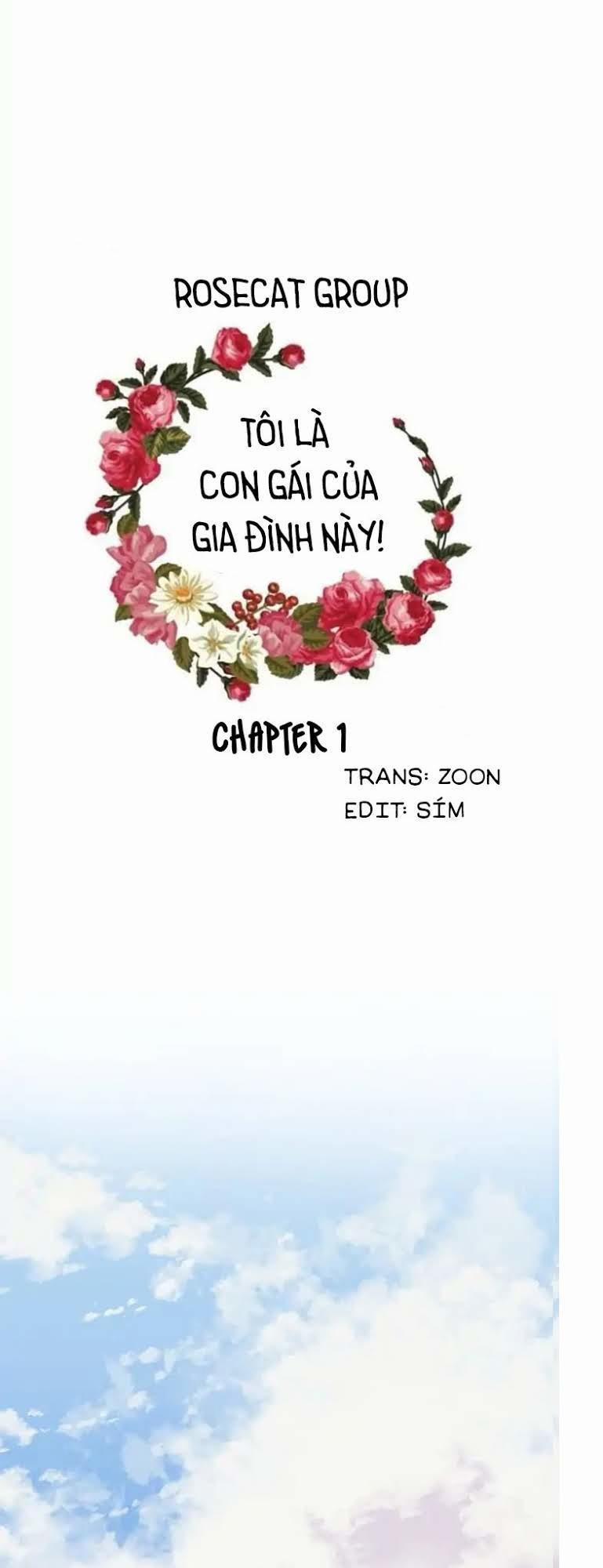 Tôi Là Con Gái Của Gia Đình Này 1 trang 0