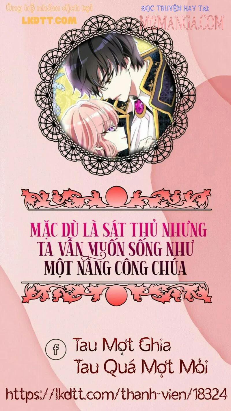 Tôi Là Một Sát Thủ Nhưng Tôi Đang Nghĩ Đến Việc Sống Như Một Cô Công Chúa 21 trang 0