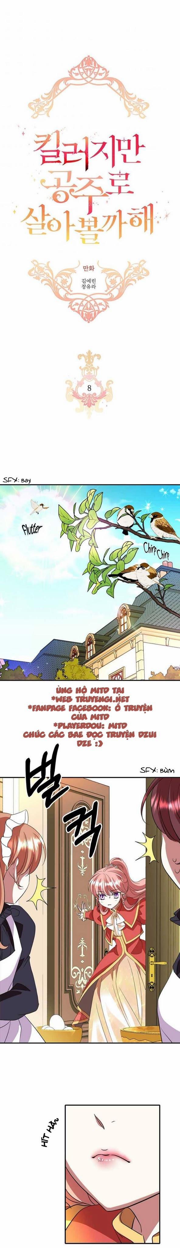 Tôi Là Một Sát Thủ Nhưng Tôi Đang Nghĩ Đến Việc Sống Như Một Cô Công Chúa 8 trang 1