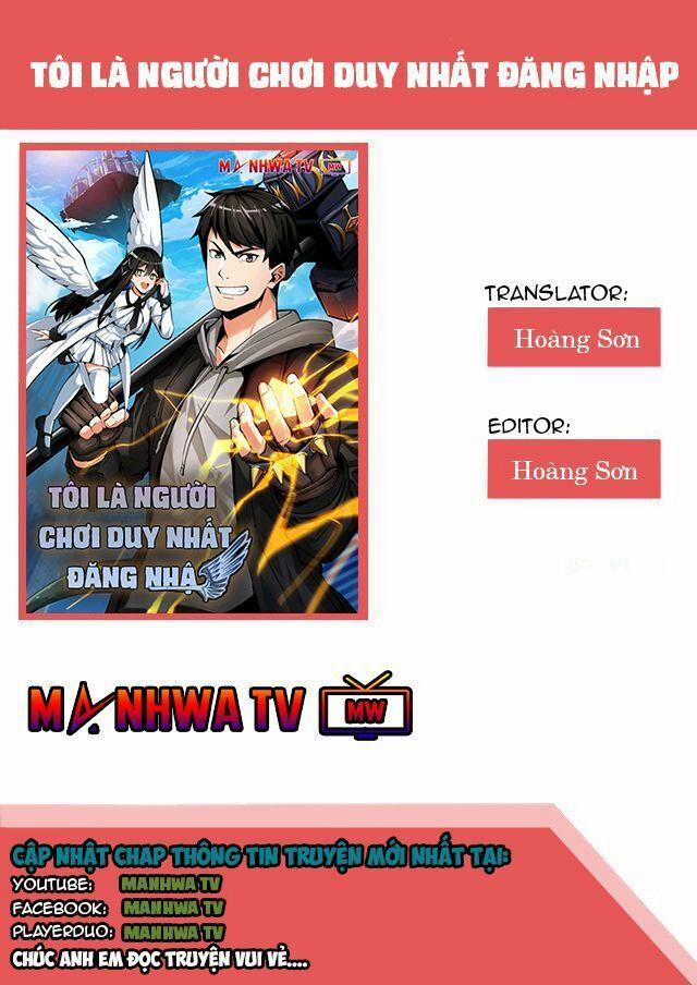 Tôi Là Người Chơi Duy Nhất Đăng Nhập 1 trang 1