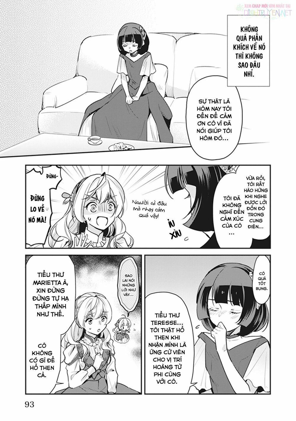 Tôi Là Ứng Cử Viên Cho Vị Trí Hoàng Tử Phi Nhưng Tôi Chắc Kèo Là Tôi Trúng Rồi! 8 trang 8