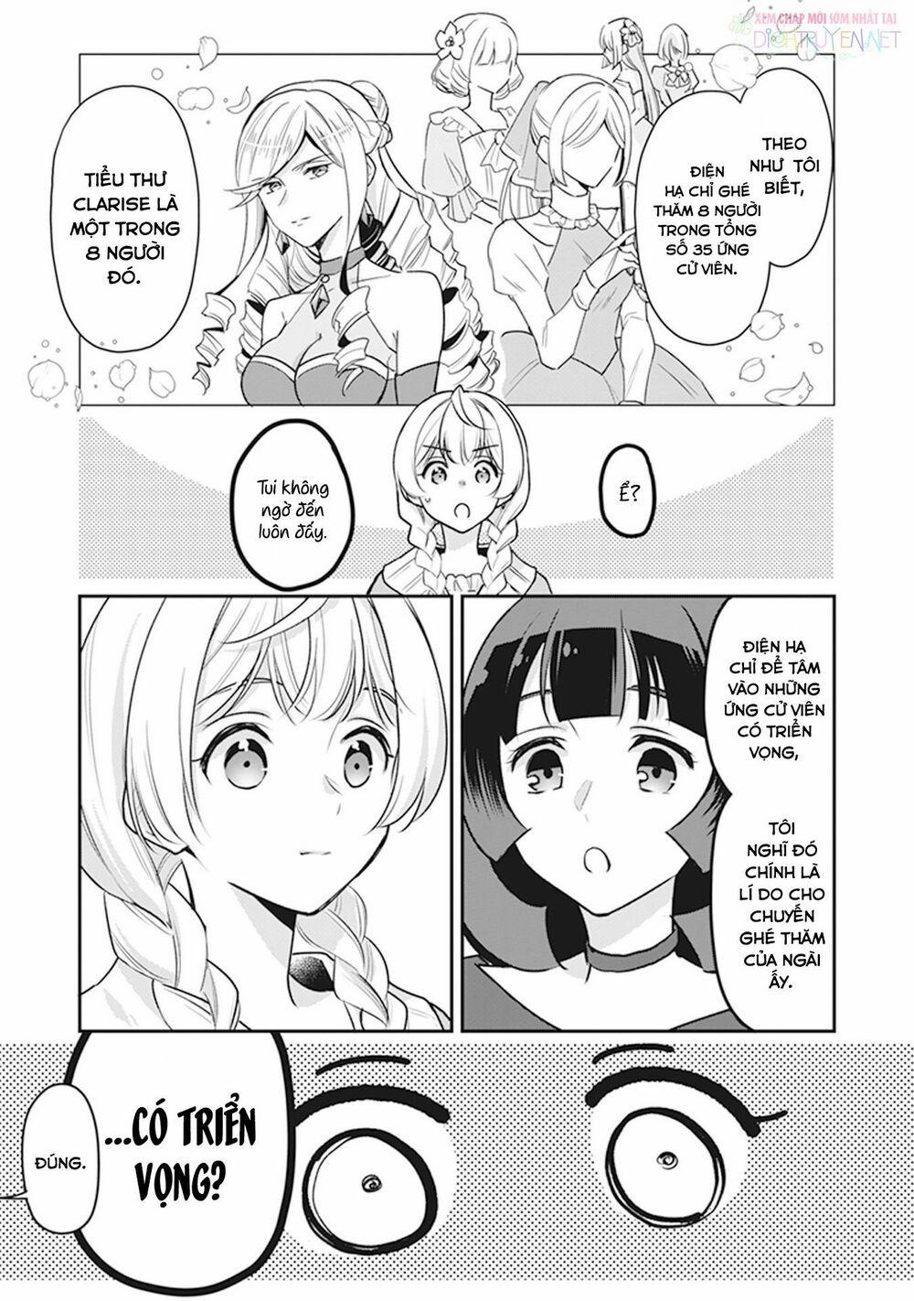 Tôi Là Ứng Cử Viên Cho Vị Trí Hoàng Tử Phi Nhưng Tôi Chắc Kèo Là Tôi Trúng Rồi! 9 trang 22