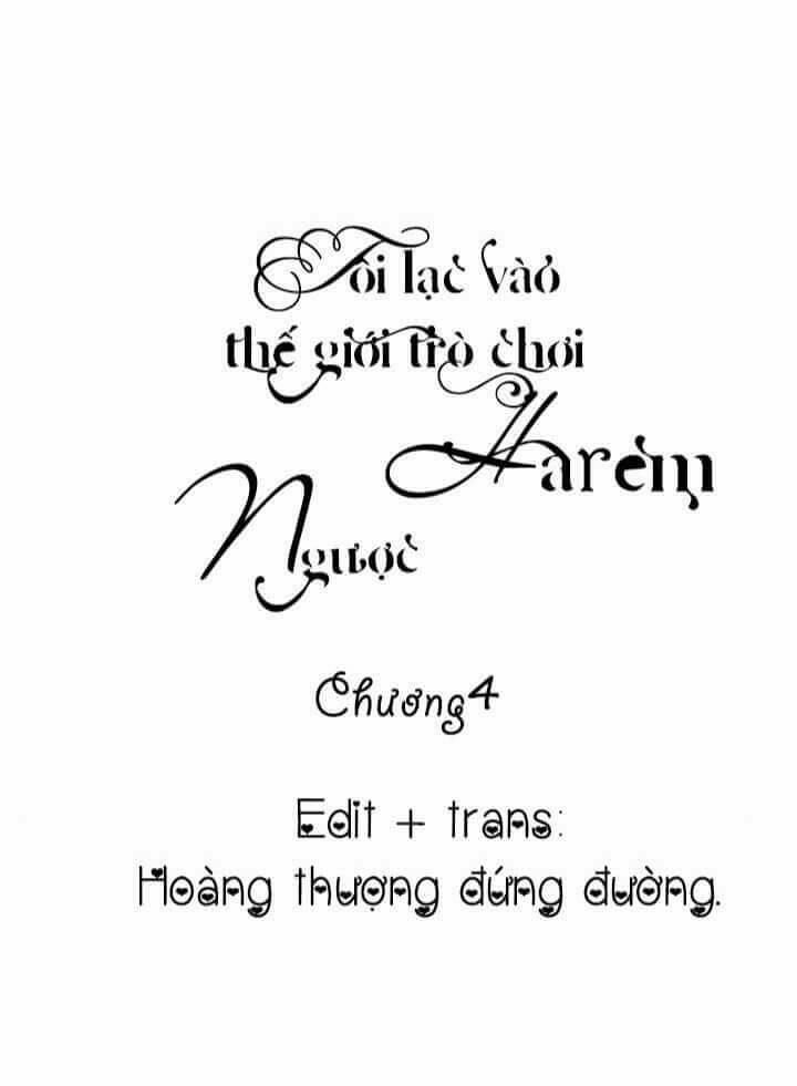 Tôi Lạc Vào Thế Giới Trò Chơi Harem Ngược 4 trang 1