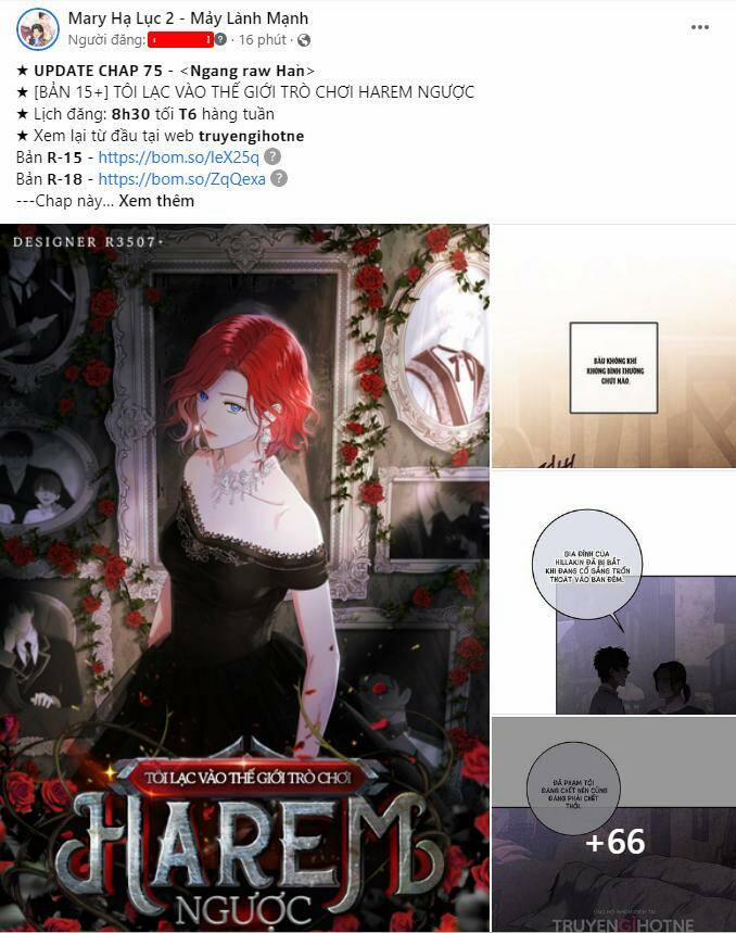 Tôi Lạc Vào Thế Giới Trò Chơi Harem Ngược 75.2 trang 1