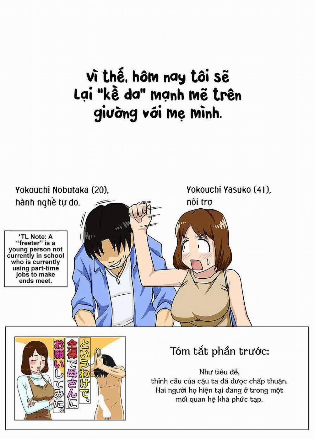 Tôi sẽ lại da kề da với mẹ vì lý do này Oneshot trang 7