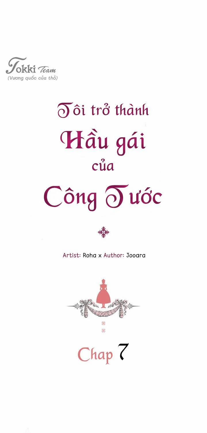 Tôi Trở Thành Hầu Gái Của Một Công Tước 7 trang 0