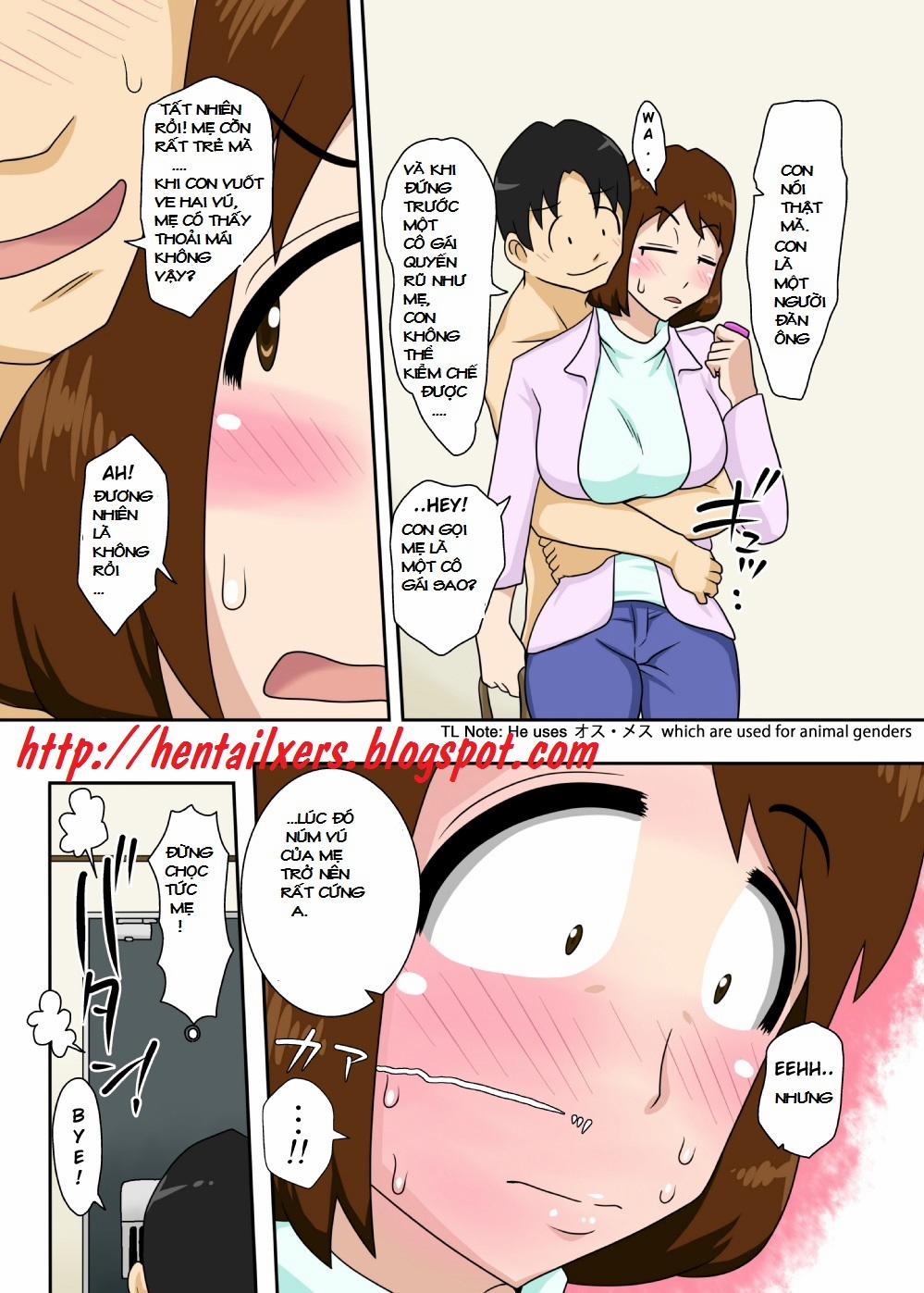 Toiu wake de, Zenra de Kaa-san ni Onegai shite mita Oneshot trang 19