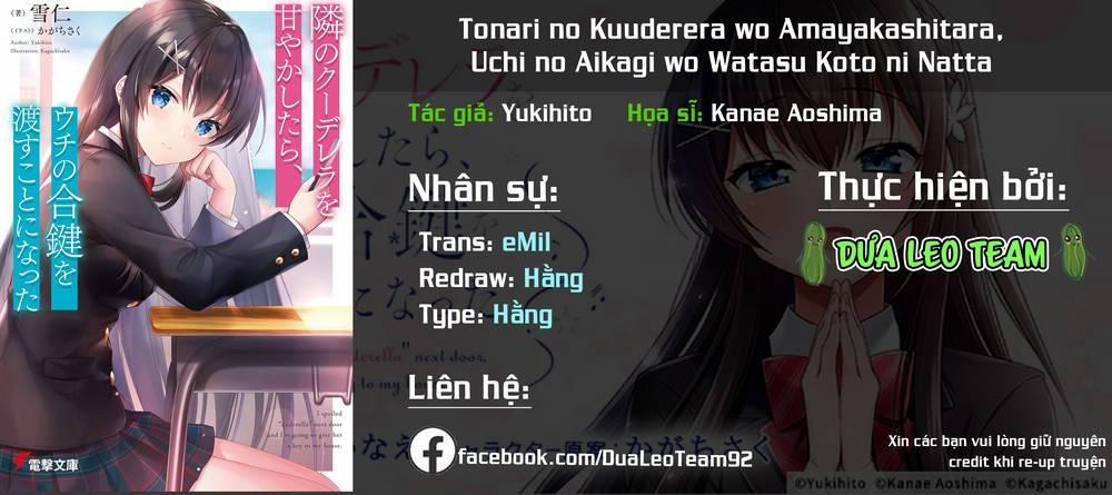 Tonari No Kuuderera O Amayakashitara, Uchi No Aikagi O Watasu Koto Ni Natta 2 trang 1