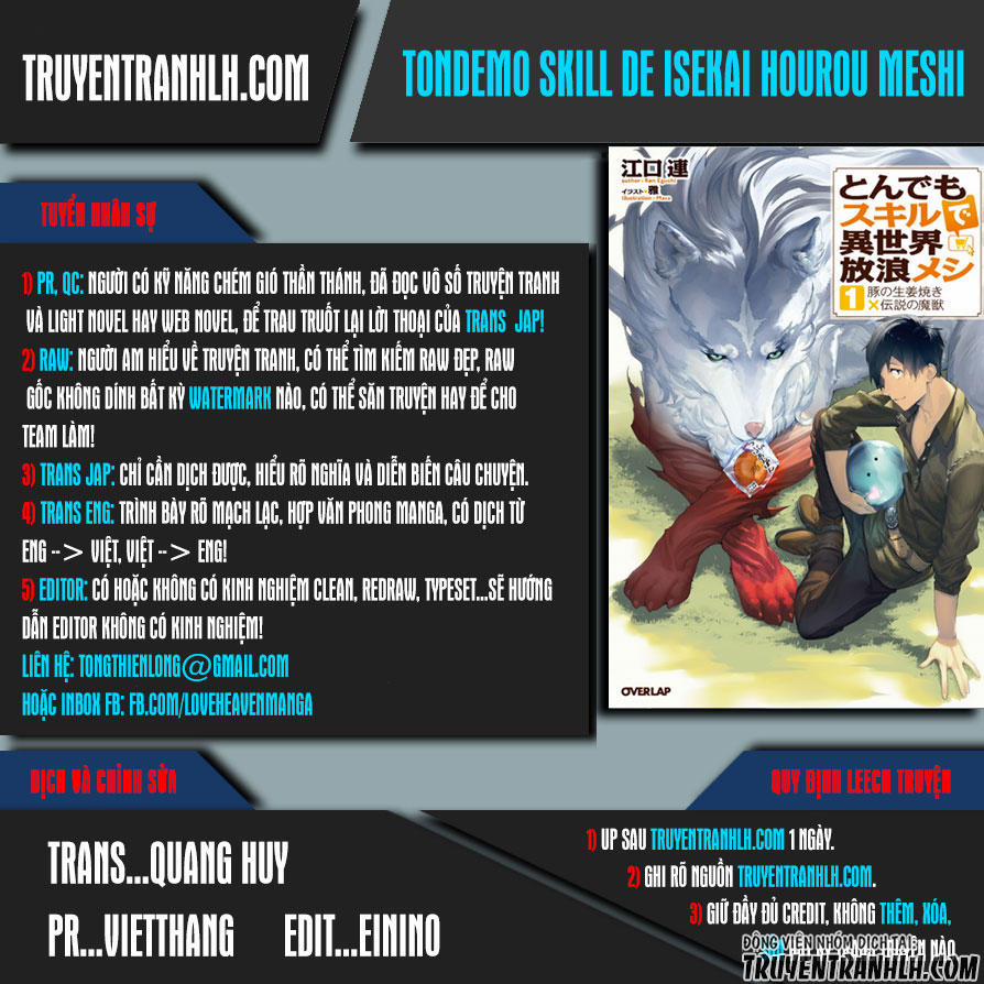 Tondemo Skill De Isekai Hourou Meshi 4 trang 0