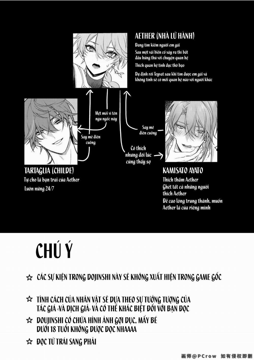 Tổng hợp OS, Doujinshi 3P 3 Genshin Impact trang 0
