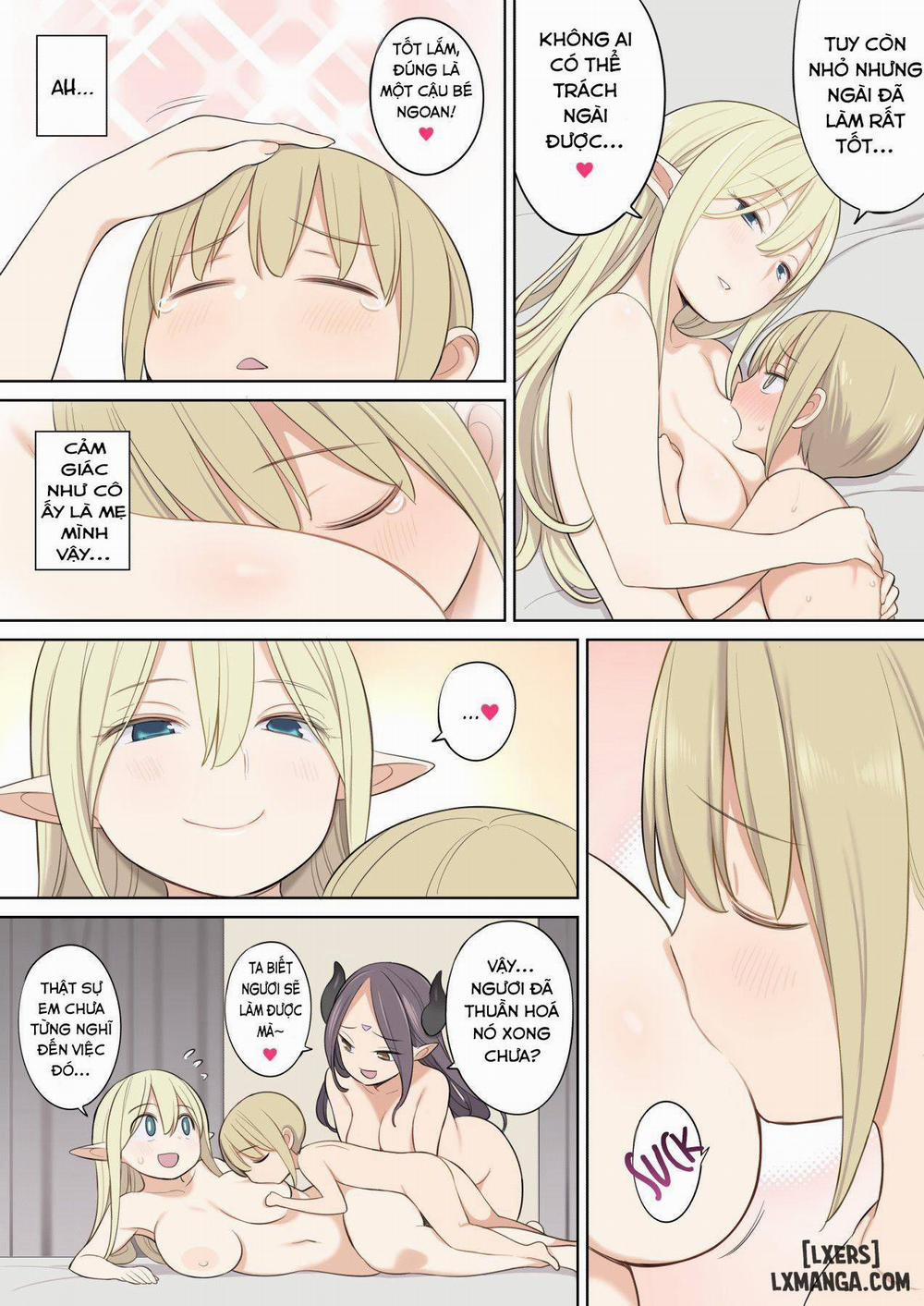 Toraware Yuusha To Maou (Onna) To Elf Oneshot trang 31