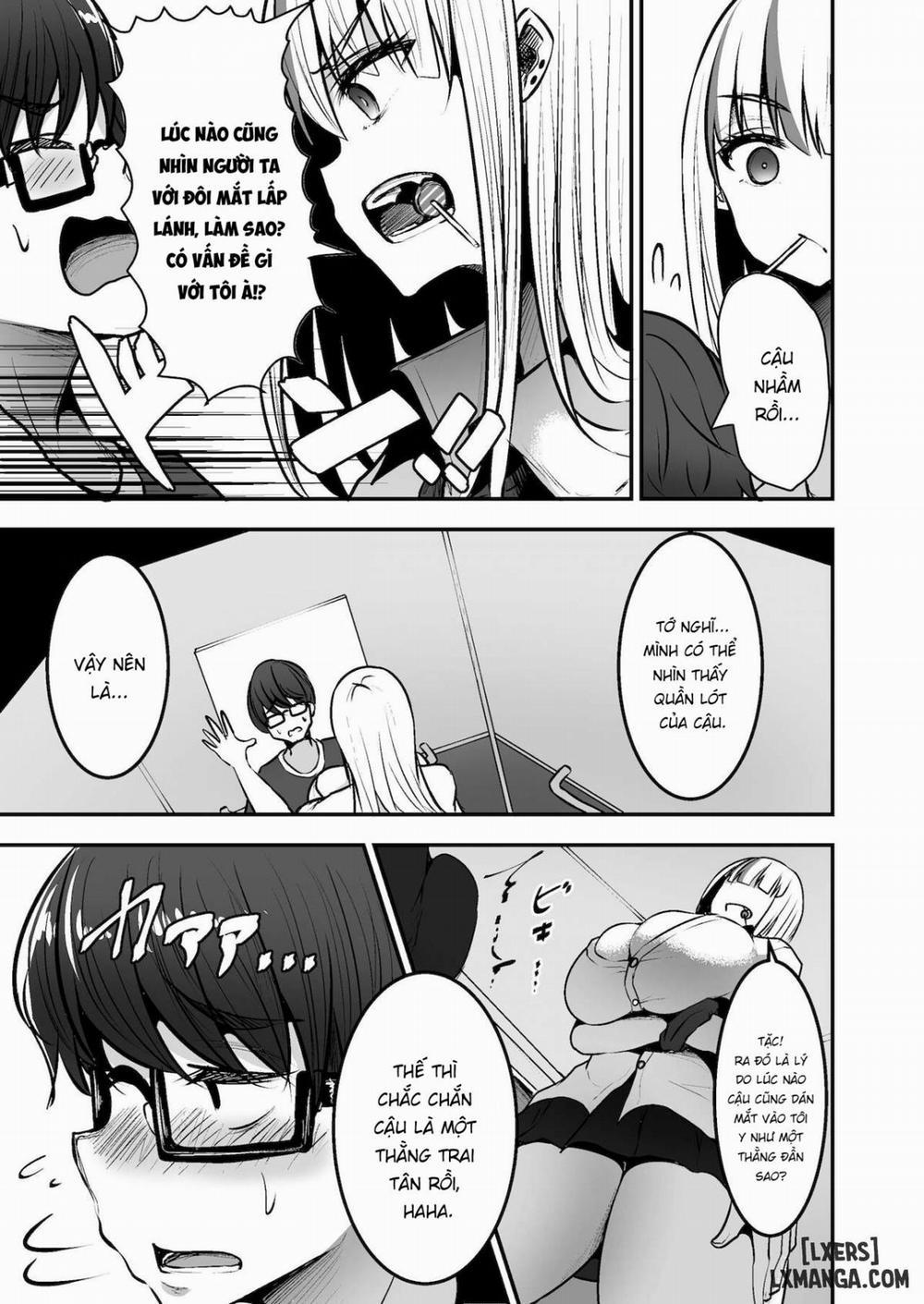 Toshokan de Benkyou Shiteitara Itsumo Kuru Gal JK ni Oneshot trang 10