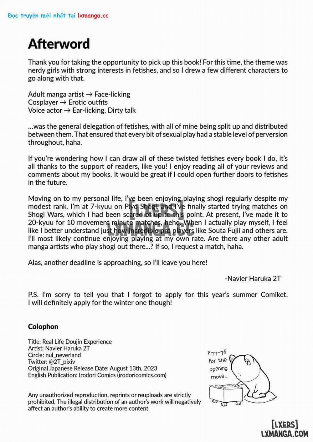 Trải Nghiệm Doujin Ngoài Đời Thực Oneshot trang 71