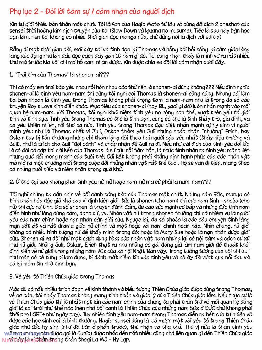 Trái Tim Của Thomas 33 trang 16