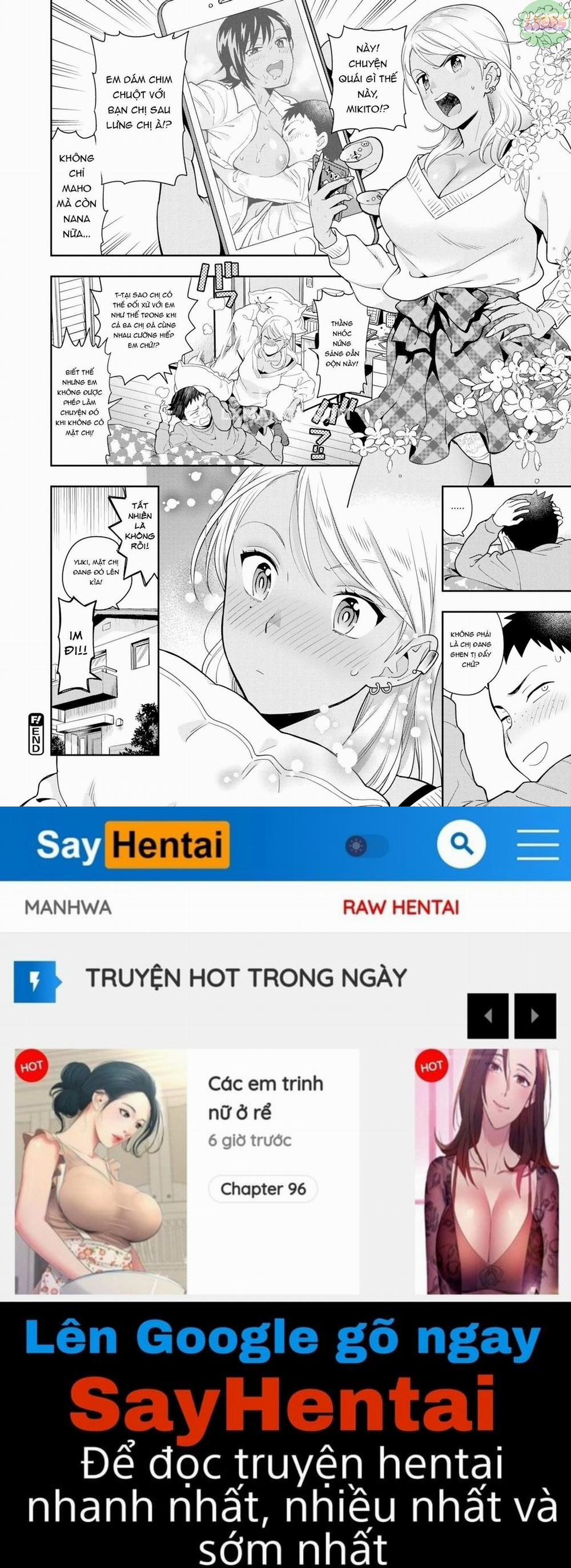 Trai tơ và chị gái đĩ thõa 4 0 Em trai tân và 3 chị gái dâm 0 Chuyện của Mana 0 Virgin Little Brother &amp; 3 Sluts 0 Mana-chan's Tale trang 16