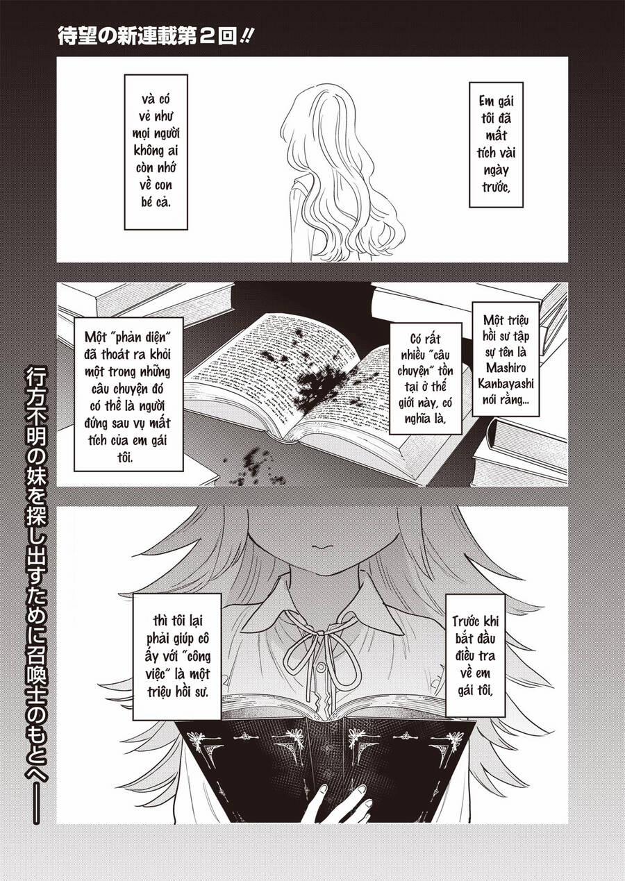 Triệu Hồi Sư Sa Ngã Và Tôi, Một Kẻ Vô Hình 2 trang 2