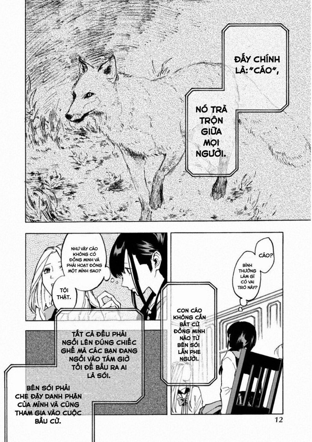 Trò Chơi Ma Sói: Cáo Điên 0 Xảo quyệt và hung tợn trang 12