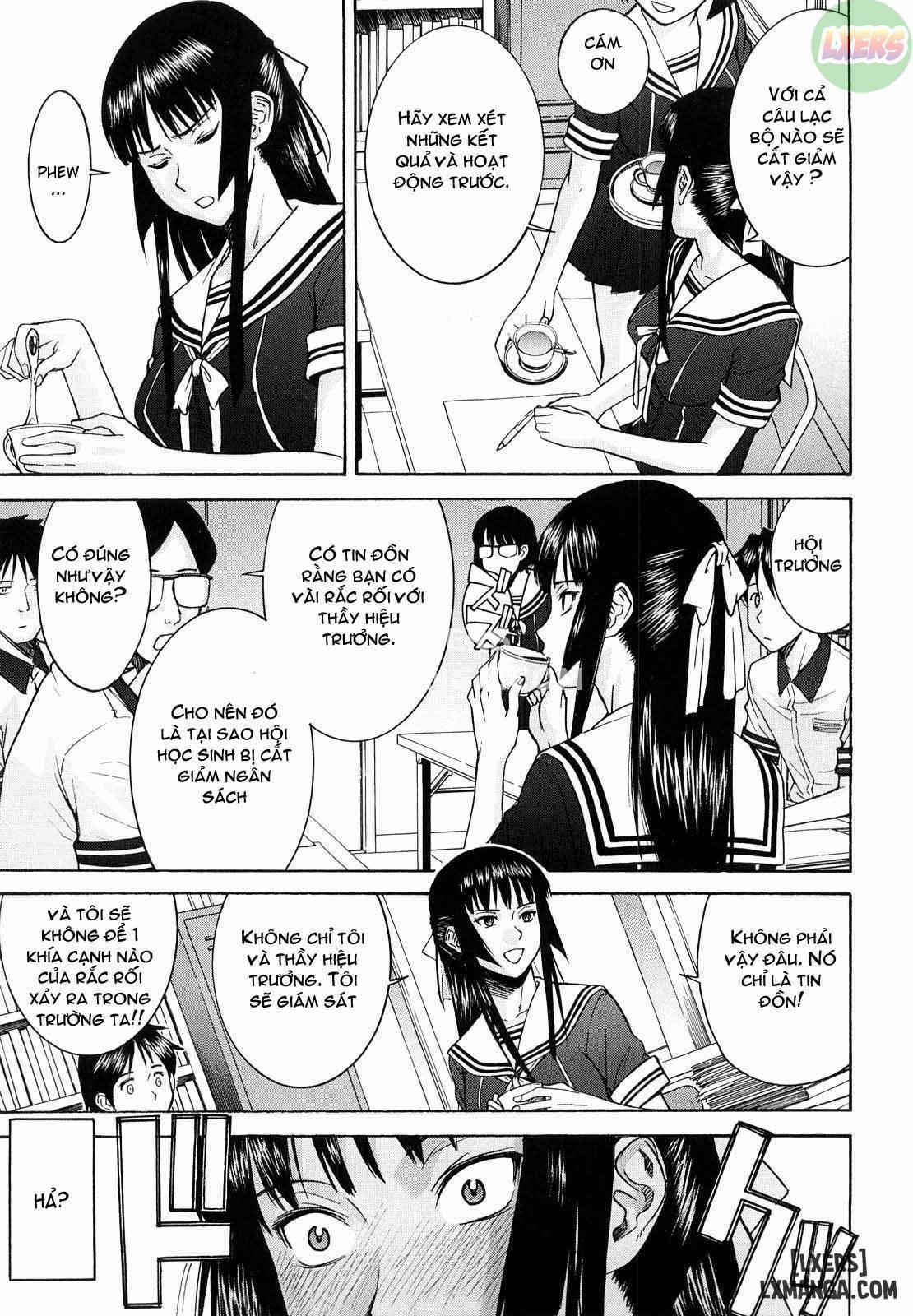 Trò đùa độc quyền của Chủ tịch Hội học sinh Hanahira 1 trang 8
