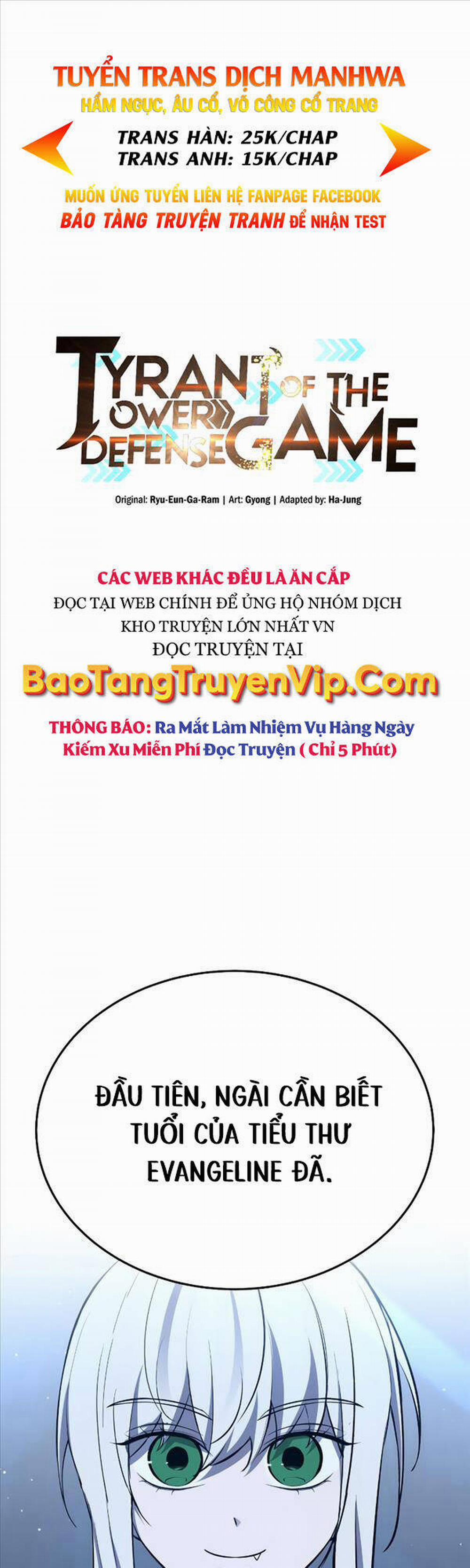 Trở Thành Hung Thần Trong Trò Chơi Thủ Thành 37 trang 0