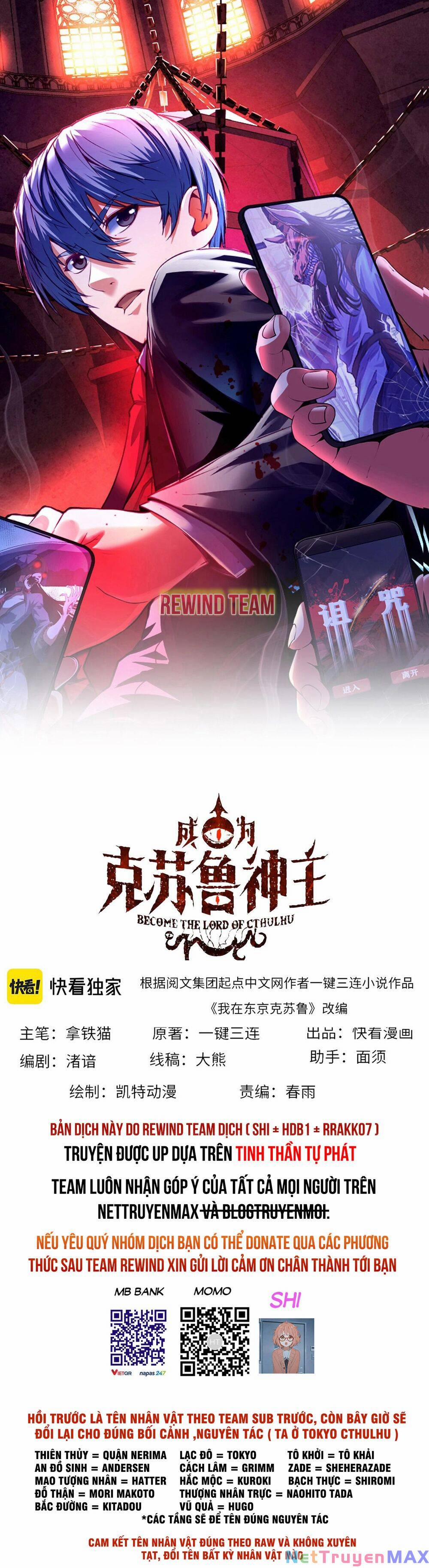 Trở Thành Thần Chủ Cthulhu 93 trang 0