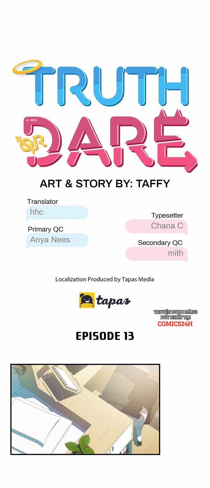 Truth Or Dare 13 trang 0