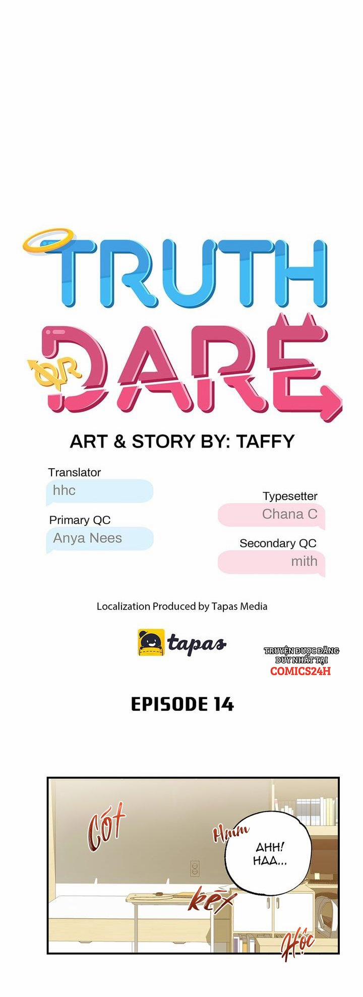 Truth Or Dare 14 trang 0