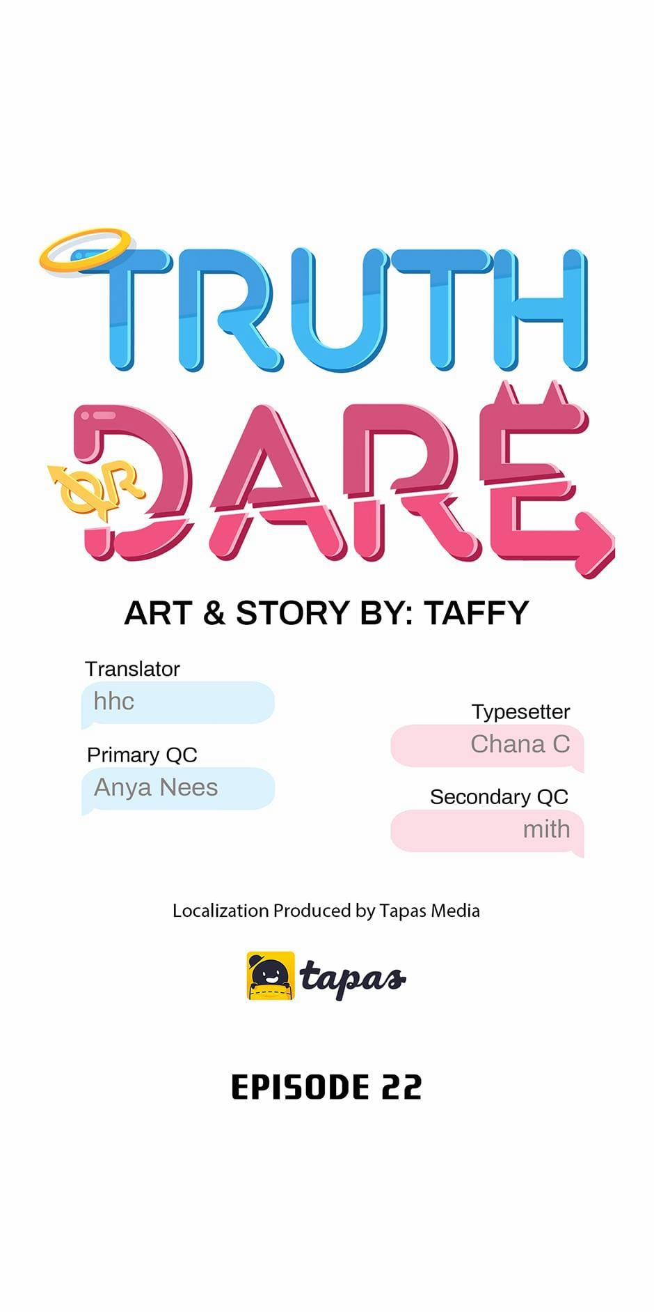 Truth Or Dare 22 trang 0